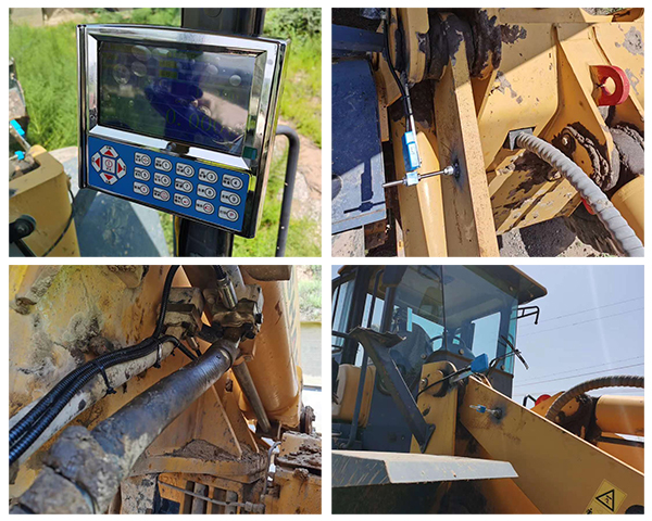 山西臨汾裝載機(jī)電子秤安裝現(xiàn)場(chǎng)