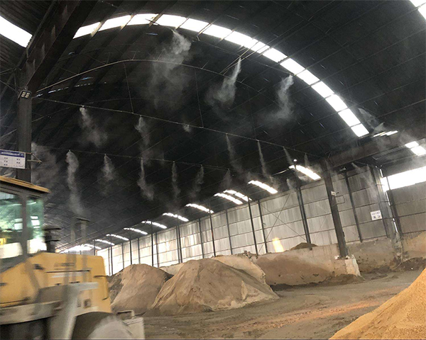 車間除塵降塵噴淋造霧機組成