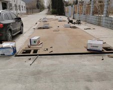 鄭州滎陽市中聯(lián)公司電子地磅升級改造
