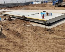 地磅安裝，基礎(chǔ)先行