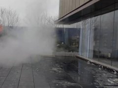 鶴壁綠城桂語(yǔ)鉑銳景觀霧森設(shè)備安裝調(diào)試完畢